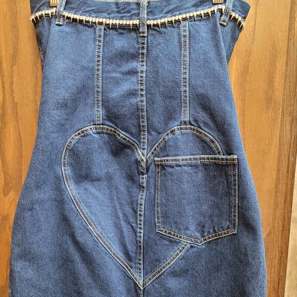 AKIRA 'HOW'S THE VIEW' STRAPLESS DENIM MINI DRESS (SOLD OUT) - NWT - Picture 8 of 9